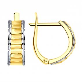 Серьги из лимонного золота МАГНАТ МА 011611Л МА 011611Л фото